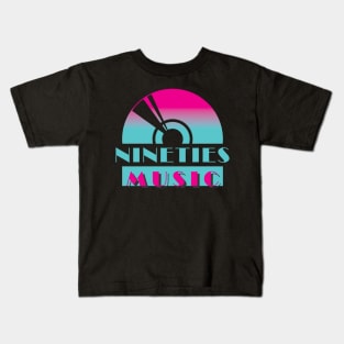 Retro Nineties Music Kids T-Shirt